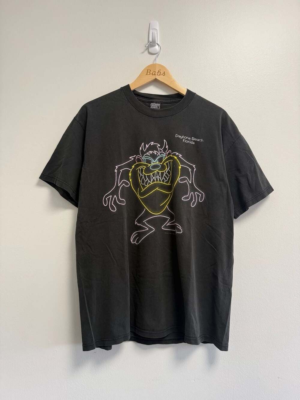 Sherry's Best Taz Looney Tunes Daytona Beach T-Shirt Size Large